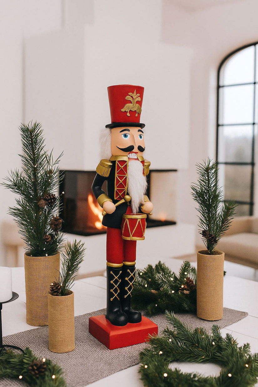 Figurina mare Spargatorul de Nuci cu tobita