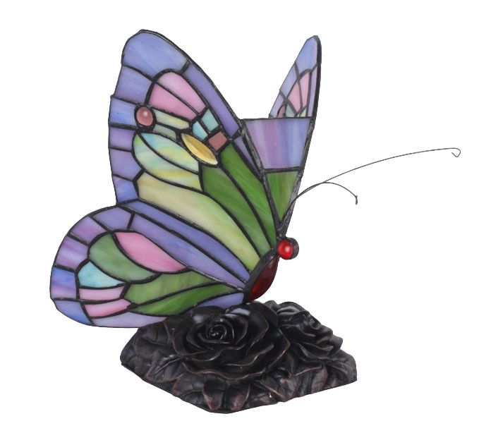 Lampa de masa fluture Tiffany