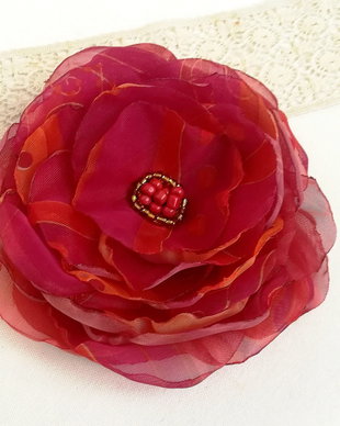brosa floare zmeurie 10 cm