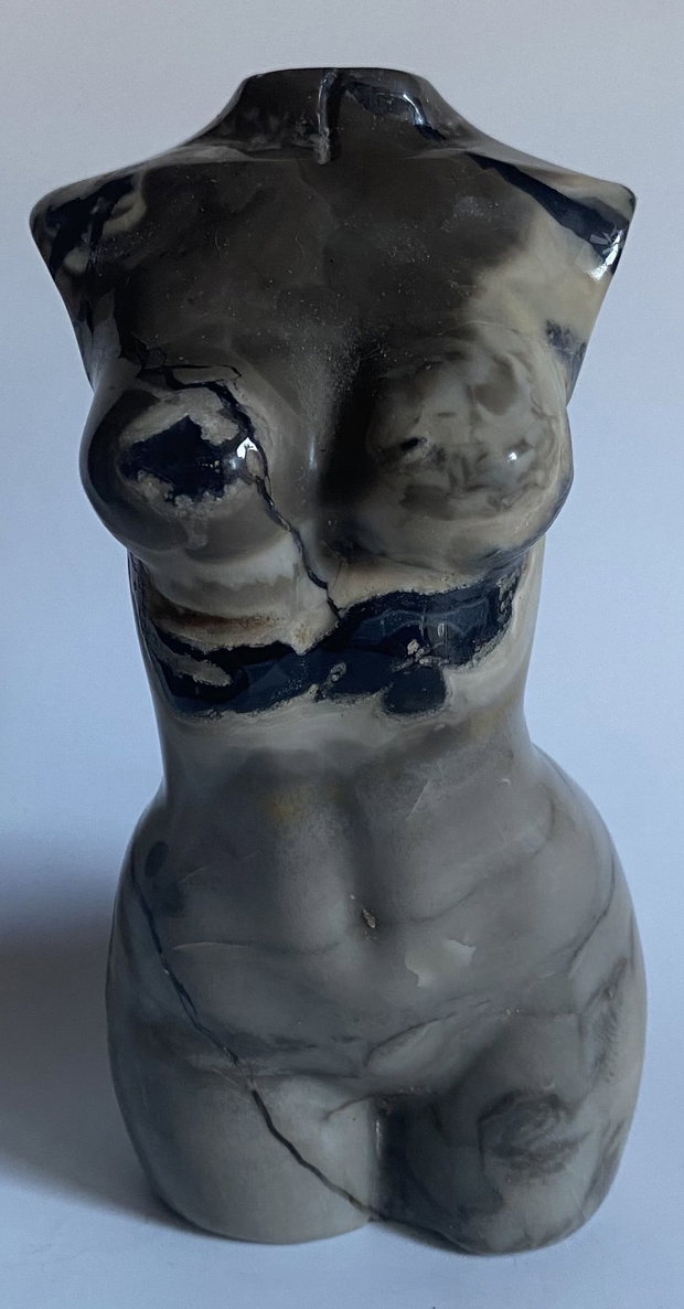 Agat Vulcanic - Sculptura nud piatra semipretioasa