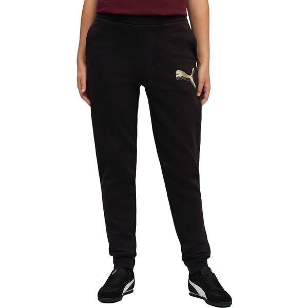 Pantaloni femei Puma Ess Metallic Sweatpants Fl 68499851, XL, Negru