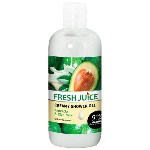 SHORT LIFE - Gel de Dus Cremos cu Extracte de Avocado si Orez Fresh Juice, 500ml