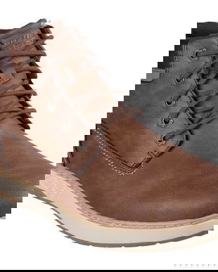 Ghete barbati Skechers Garlan - Deno 205235-BRN, 42, Maro