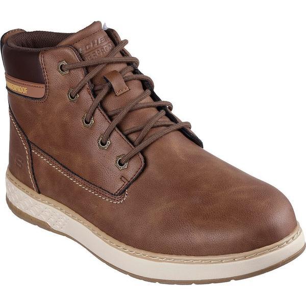 Ghete barbati Skechers Garlan - Deno 205235-BRN, 42, Maro