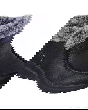 Ghete femei Skechers Glacial Ultra - Cozy Getaway 144221-BBK, 37, Negru