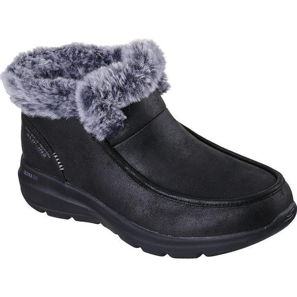 Ghete femei Skechers Glacial Ultra - Cozy Getaway 144221-BBK, 35, Negru