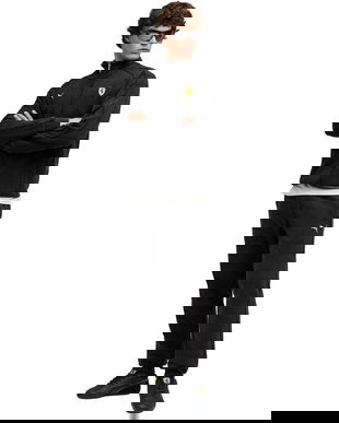 Pantaloni barbati Puma Ferrari T7 Pants 63275501, M, Negru