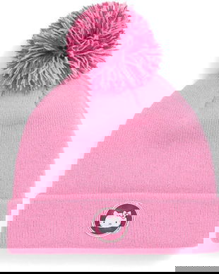 Caciula copii Puma X Hkfr Mid Crown Pom Beanie Jr Pos 02656201, Marime universala, Roz