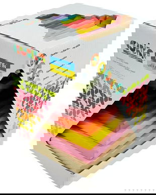 Jucarie din lemn: Piramida culorilor