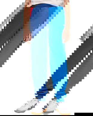 Pantaloni copii Puma Bmw Mms Kids Ess Pants Fl Pro 63296504, 122, Albastru