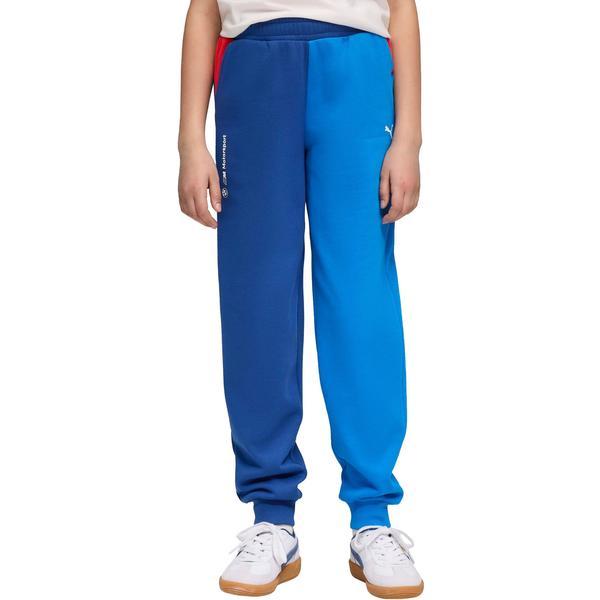 Pantaloni copii Puma Bmw Mms Kids Ess Pants Fl Pro 63296504, 122, Albastru