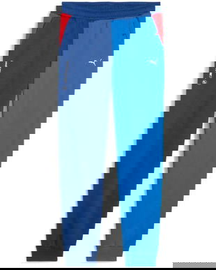 Pantaloni copii Puma Bmw Mms Kids Ess Pants Fl Pro 63296504, 110, Albastru