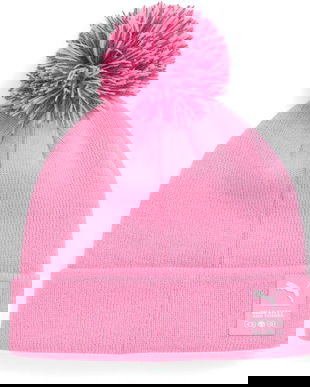 Caciula copii Puma X Hkfr Mid Crown Pom Beanie Jr Pos 026562011, Marime universala, Roz
