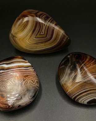 Agat Sardonyx - Set pietre rulate
