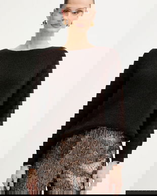 Morgan pulover din amestec de lână MREINE culoarea rosu, MREINE