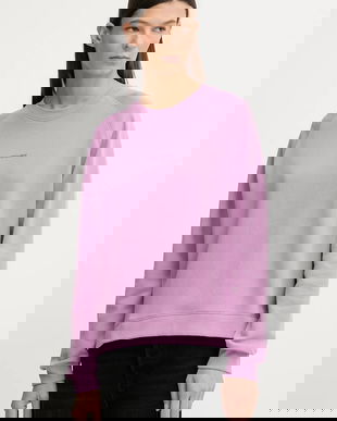 Marc O'Polo hanorac de bumbac culoarea violet, uni, 5000009291