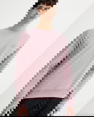 Marc O'Polo hanorac de bumbac culoarea roz, uni, 620401554008