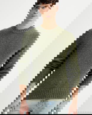 Marc O'Polo pulover din amestec de lână culoarea verde, 5000007626