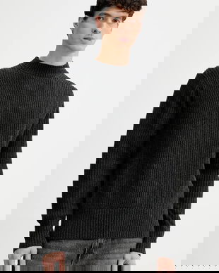 G-Star pulover din amestec de lână culoarea gri, călduros, D23731.E212