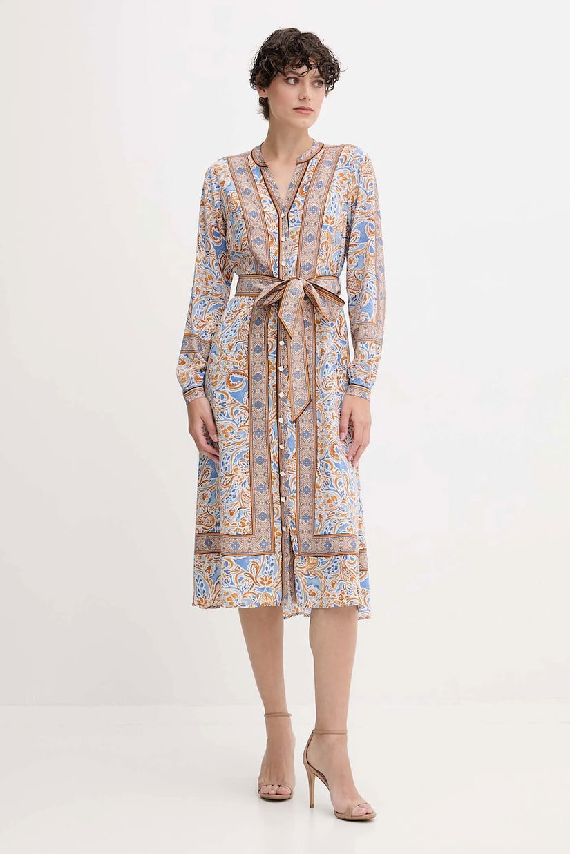 Hale BOB rochie de matase midi, evazați, 56CT620A