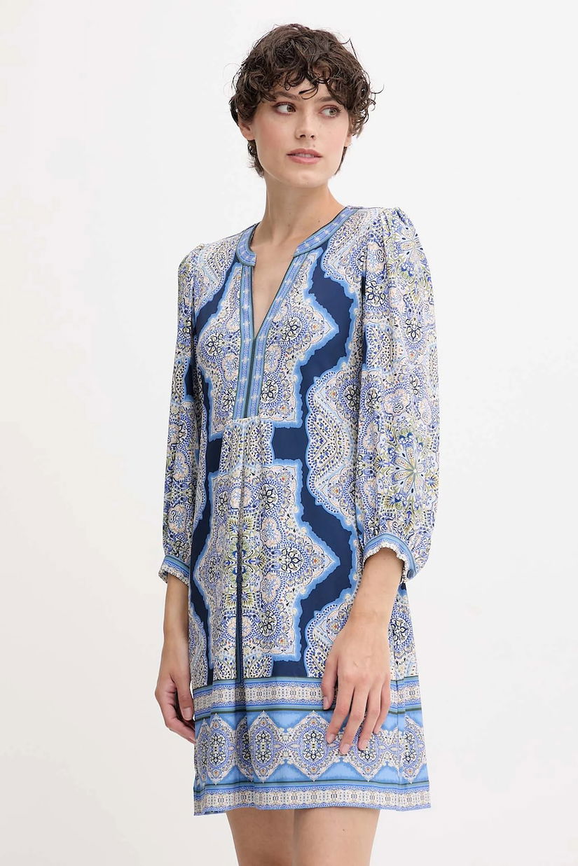 Hale BOB rochie culoarea bleumarin, mini, evazați, 56TV652A