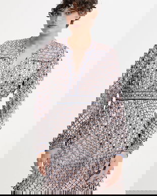 Hale BOB rochie culoarea maro, mini, evazați, 55RY660A