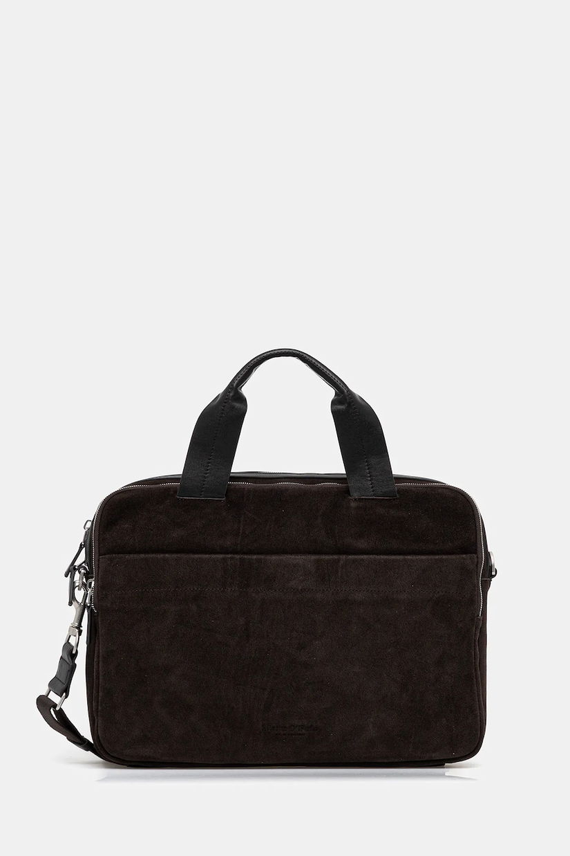 Marc O'Polo geantă de piele întoarsă culoarea maro, 5000007751