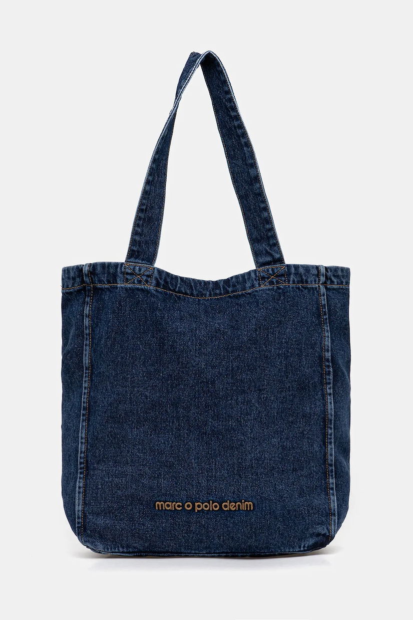 Marc O'Polo geantă de bumbac culoarea bleumarin, 5000007433