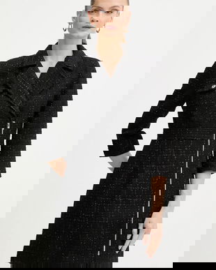 Morgan rochie culoarea negru, mini, mulată, RTIDA