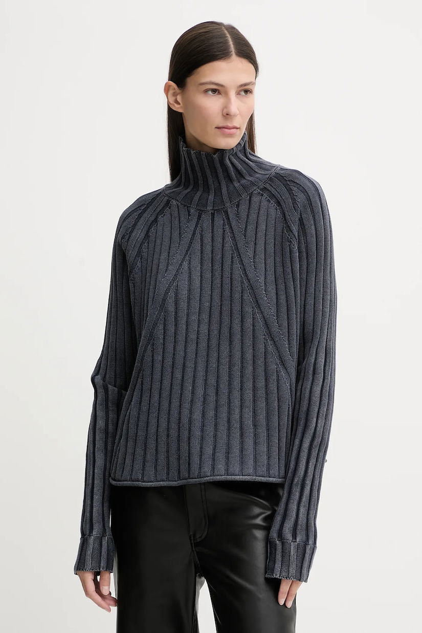 G-Star pulover de bumbac cu guler, D27172.D630