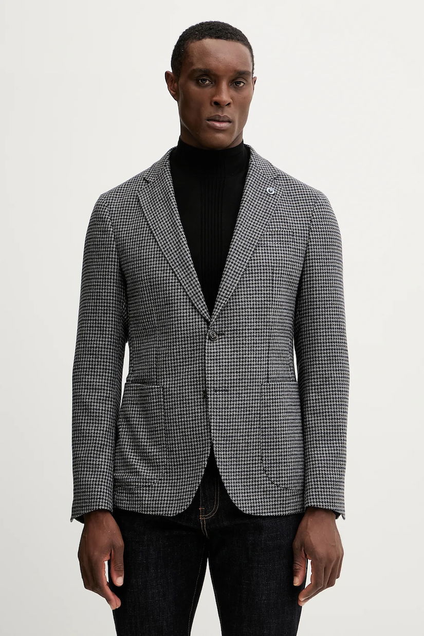 Joop! jachetă cu lână culoarea gri, 30048819