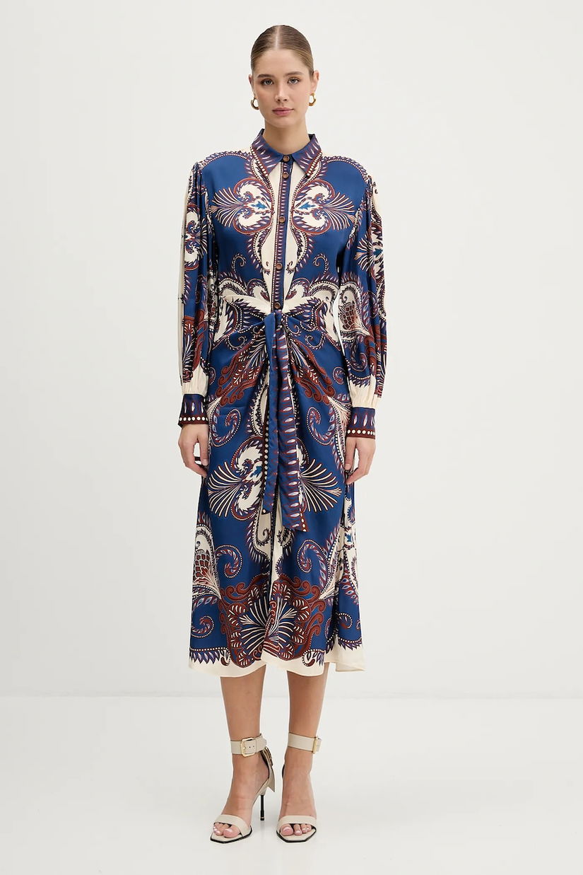 Farm Rio rochie midi, evazați, 344129