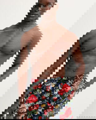 Vilebrequin pantaloni scurți de baie MOOREA culoarea bleumarin, MOODB501