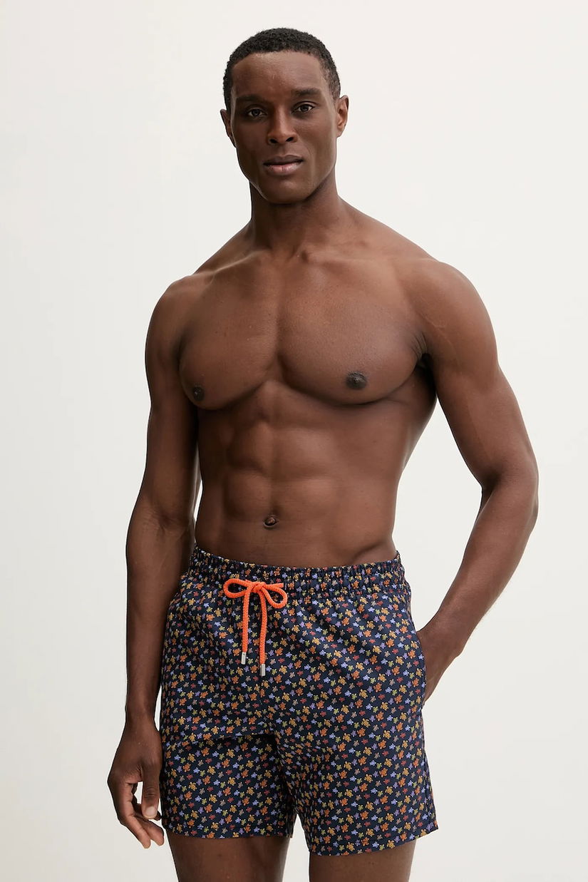 Vilebrequin pantaloni scurți de baie MOOREA culoarea bleumarin, MOODB139