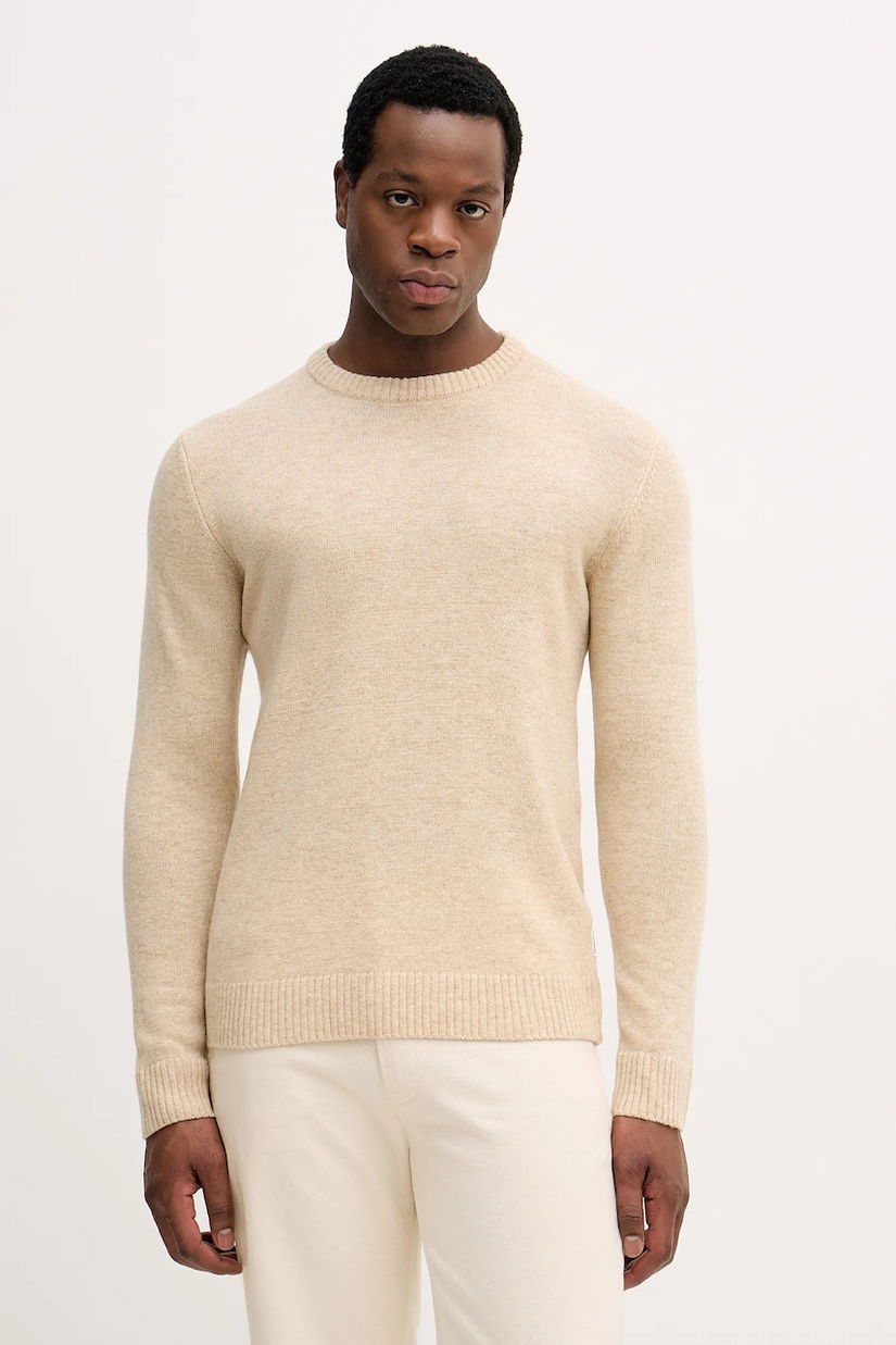 Lindbergh pulover din amestec de lână culoarea bej, light, 30.800220