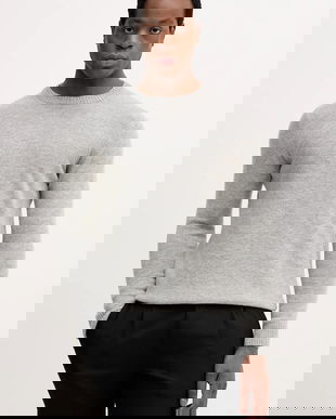 Lindbergh pulover din amestec de lână culoarea gri, light, 30.800220