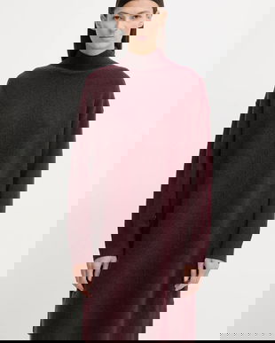 Marc O'Polo rochie cu lână culoarea bordo, mini, oversize, 5000007471