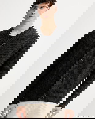 G-Star cardigan din amestec de lână culoarea gri, D26779.E212