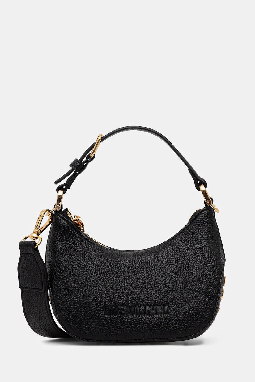 Love Moschino poșetă culoarea negru, JC4019PP0NLT0000