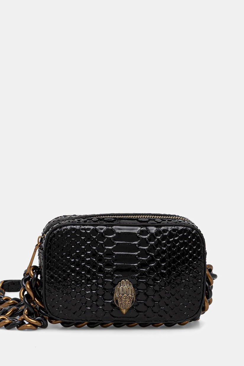 Kurt Geiger London poșetă de piele KENSINGTON culoarea negru, 9321100719