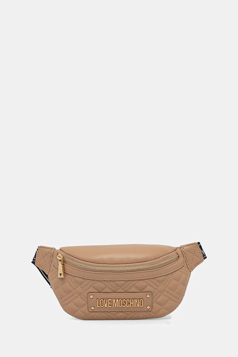 Love Moschino borsetă culoarea bej, JC4003PP0NLA0104