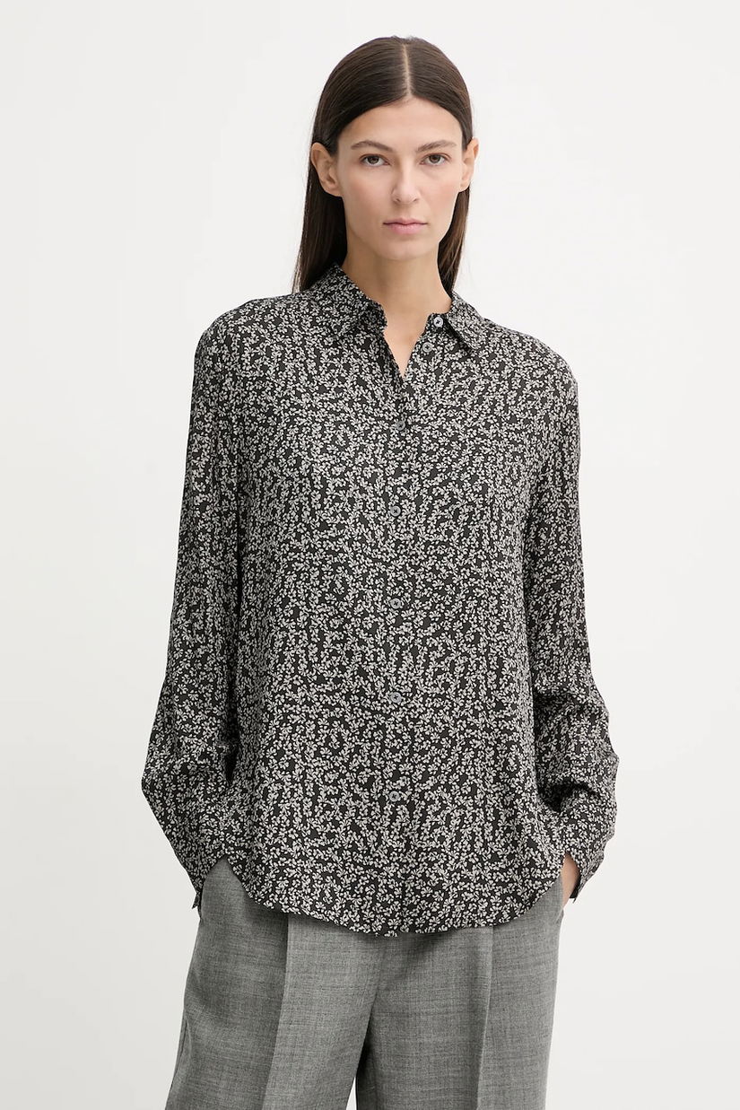 Marc O'Polo cămașă culoarea gri, cu guler clasic, regular, 510084742227