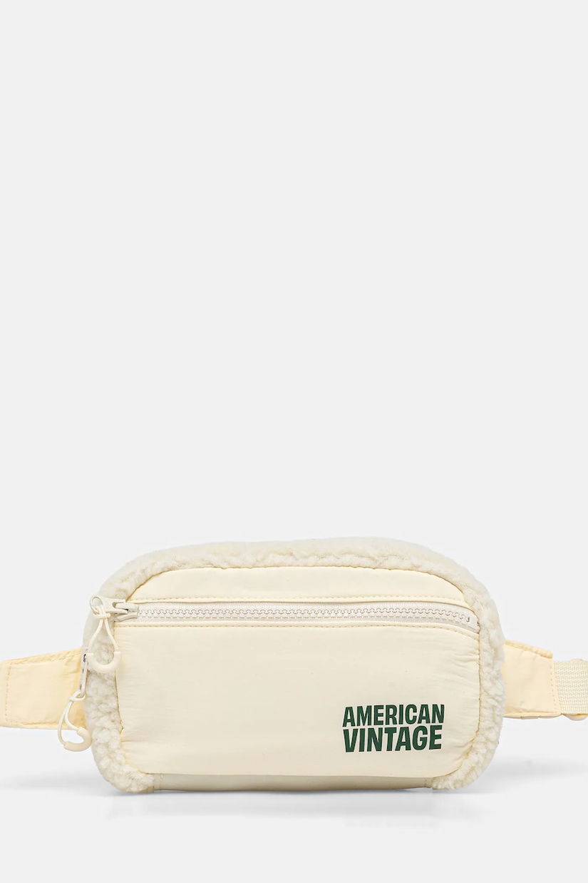 American Vintage borsetă culoarea bej, HOK26B