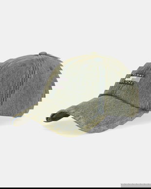 Tommy Jeans șapcă de baseball din denim culoarea verde, AM0AM13853