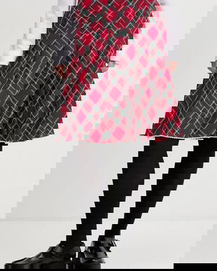 Tommy Jeans fustă culoarea roșu, mini, evazați, DW0DW22488