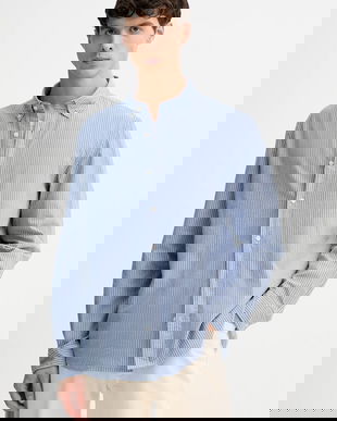 Marc O'Polo cămașă din bumbac cu guler button-down, regular, M20733042172