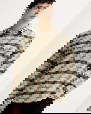 Marc O'Polo cămașă din bumbac culoarea verde, cu guler clasic, regular, 5000007600