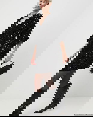 Medicine rochie culoarea negru, mini, oversize