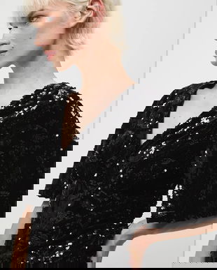 Medicine bluza culoarea negru, cu imprimeu