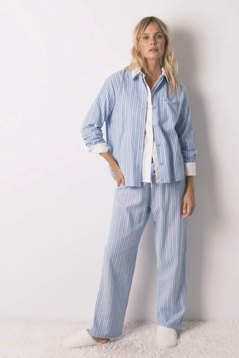 women'secret pijamale de bumbac culoarea bej, bumbac, 3592477